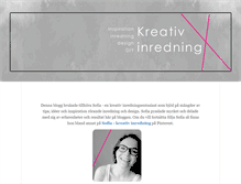 Tablet Screenshot of kreativinredning.se